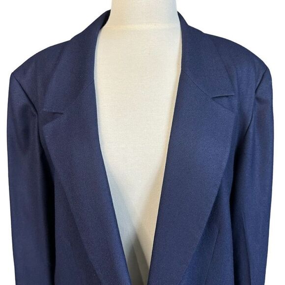 Pendleton 100% Virgin Wool Navy Blazer - Picture 2 of 8